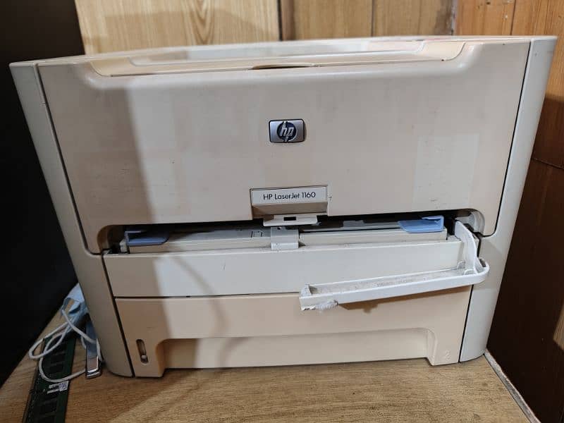 Desktop Office Computer With Laserjet Printer HP 1160 Core 2 Duo 4/350 4