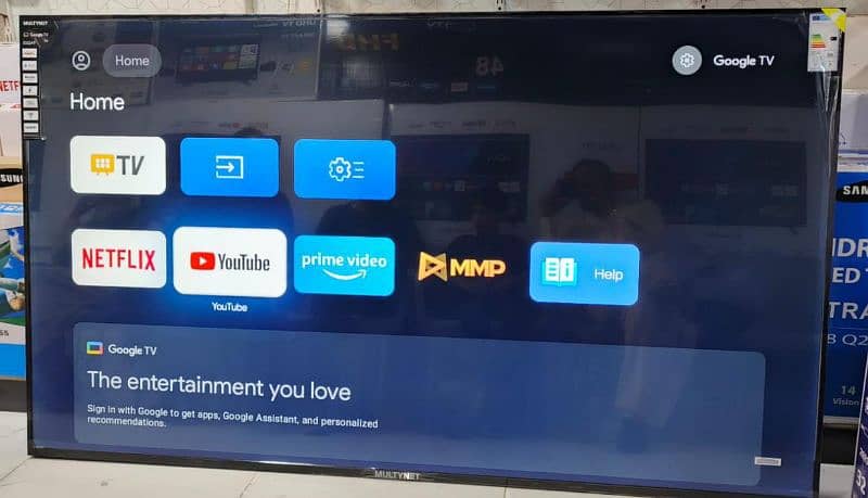 NEW MULTYNET 85 INCHES 4K LED TV WITH WARRANTY SMART ANDROID 2