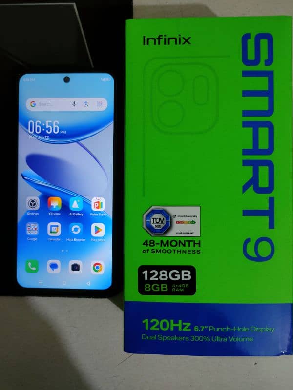 Infinix smart 9 4+4 8/128gb just box open brand new condition 3