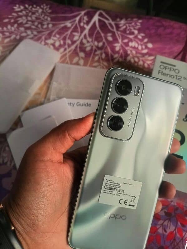 Oppo Reno 12 just box open Warrenty not startted 2