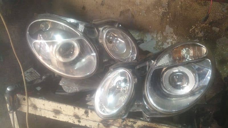 Mercedes head lights 2