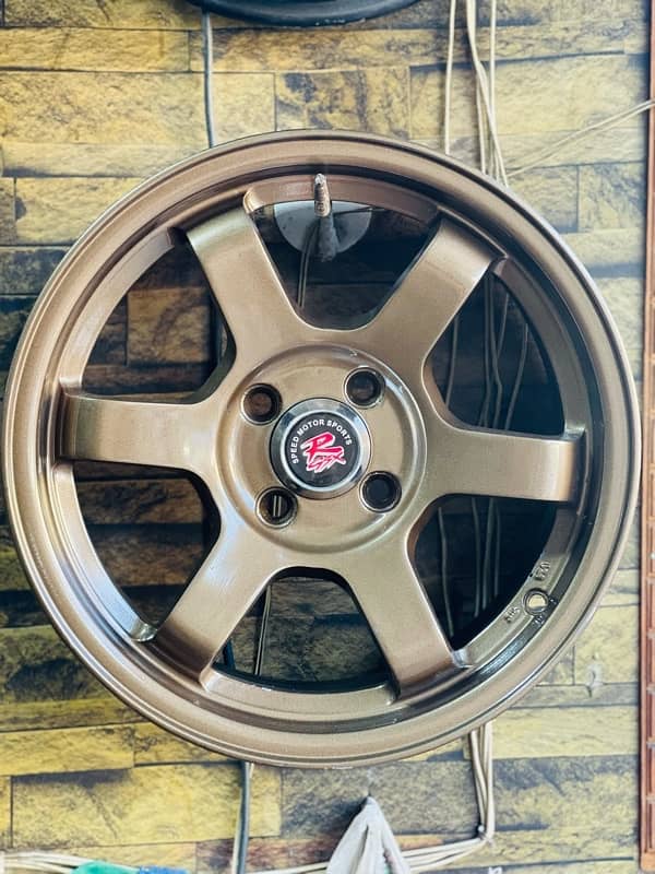 15 inch 4 nut rays te37 0