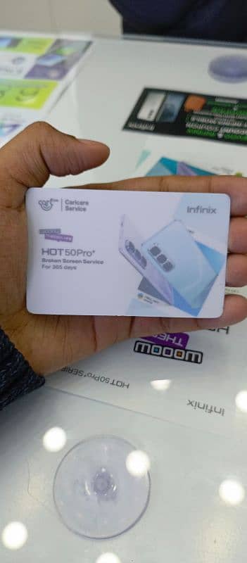 Infinix Hot 50proplus LCD insurance Card 0