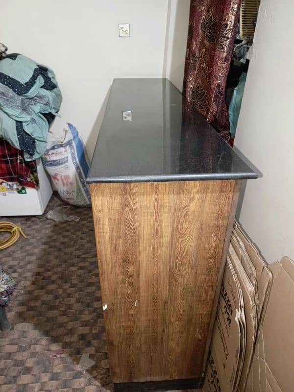 wooden cash counter for restaurant, office ,cafe condition  10/9.8 5