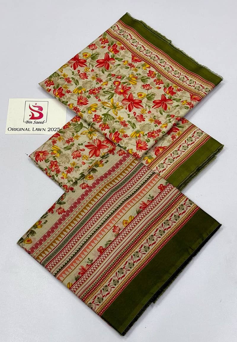 Women Lawn Suite | Printed Casual Wear | Women 3Pcs Suite 8