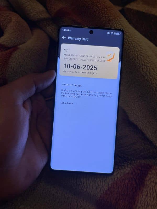 Tecno 20 pro plus with 6 month warranty 2