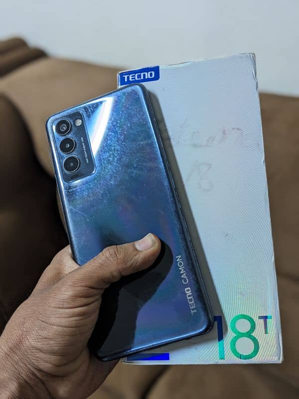 Tecno camon 18t 128gb with box 0