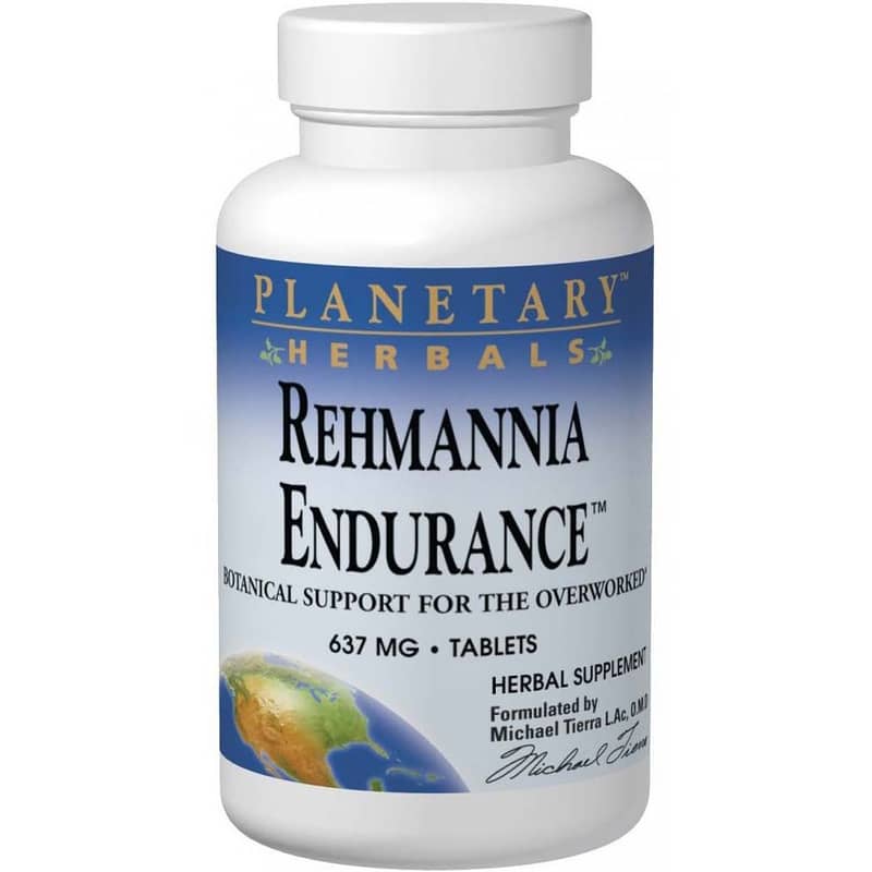 Planetary Herbals Rehmannia Endurance, 637 mg, Energy Boost 0