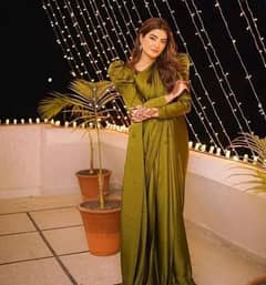 green simple saree