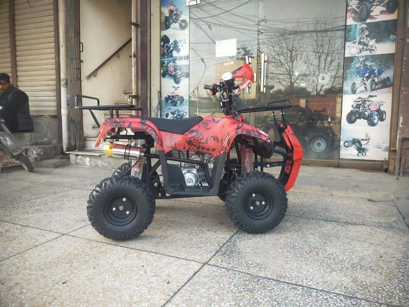 Brand New Zero Metre 124cc  Atv Quad Bikes Delivery In All Pakistan 1