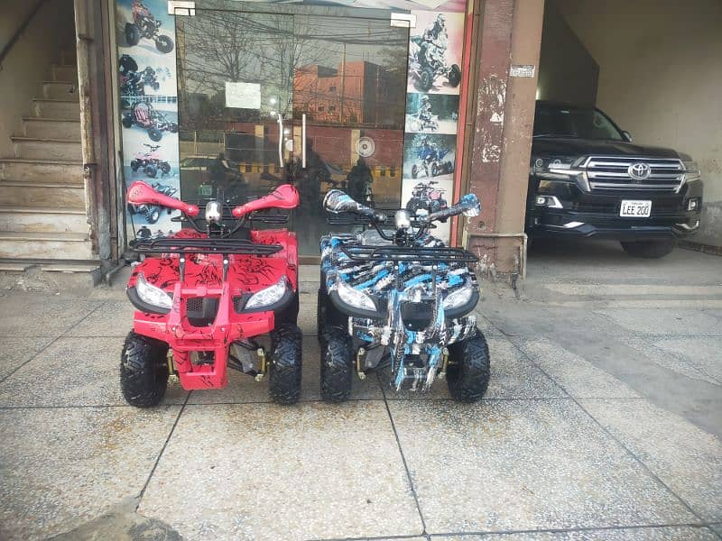 Brand New Zero Metre 124cc  Atv Quad Bikes Delivery In All Pakistan 3