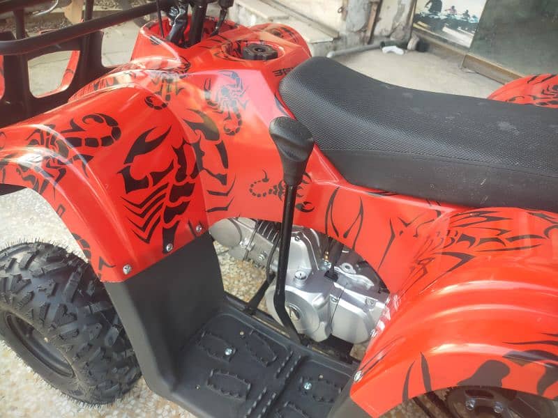 Brand New Zero Metre 124cc  Atv Quad Bikes Delivery In All Pakistan 4