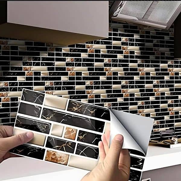 marble sticker sheet for kitchen and home decoration 0