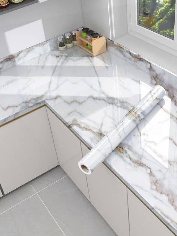 marble sticker sheet for kitchen and home decoration 1