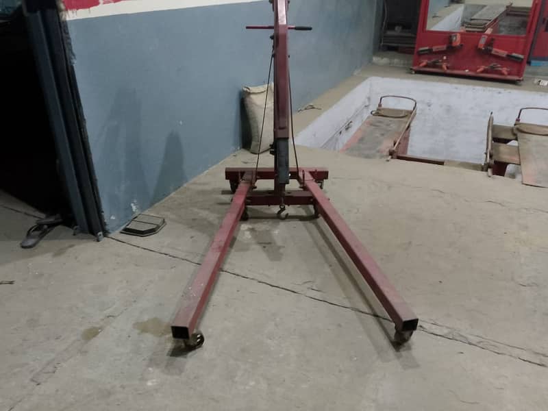 Car Lift + Engine Crane + Oil Changer + Engine Jack + Welding Plant 7