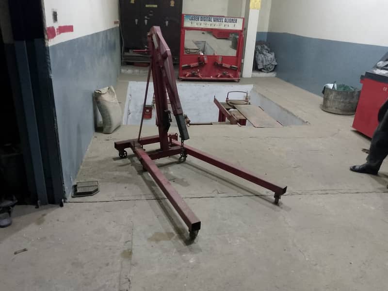 Car Lift + Engine Crane + Oil Changer + Engine Jack + Welding Plant 8