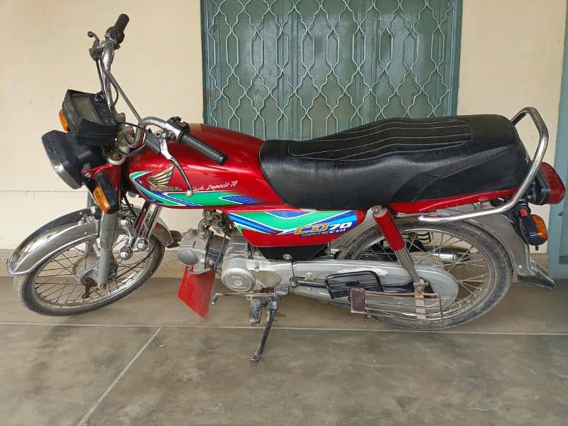 Honda CD70 Mtr cycle 2018 model new condition urgent sale  03465415008 3