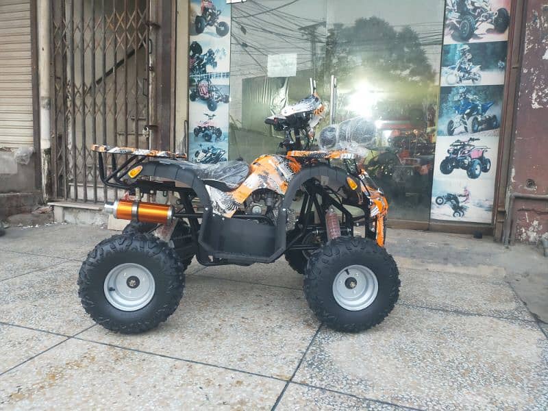 Double Disk Breaks 125cc Hunter Jeep Atv Quad Bike Delivery In All Pak 1