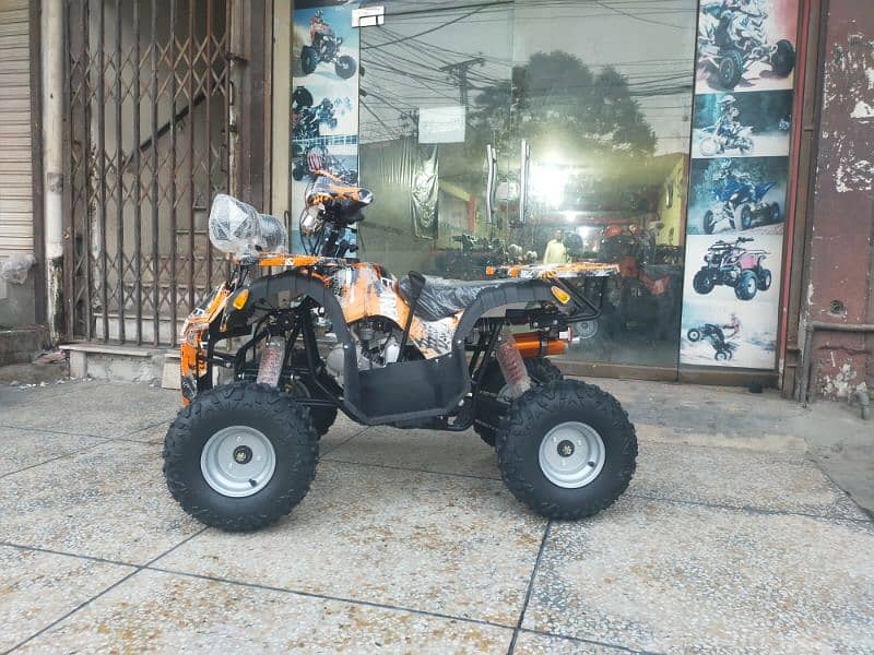 Double Disk Breaks 125cc Hunter Jeep Atv Quad Bike Delivery In All Pak 3