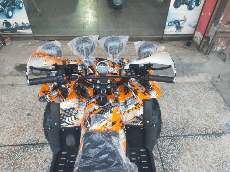 Double Disk Breaks 125cc Hunter Jeep Atv Quad Bike Delivery In All Pak 4