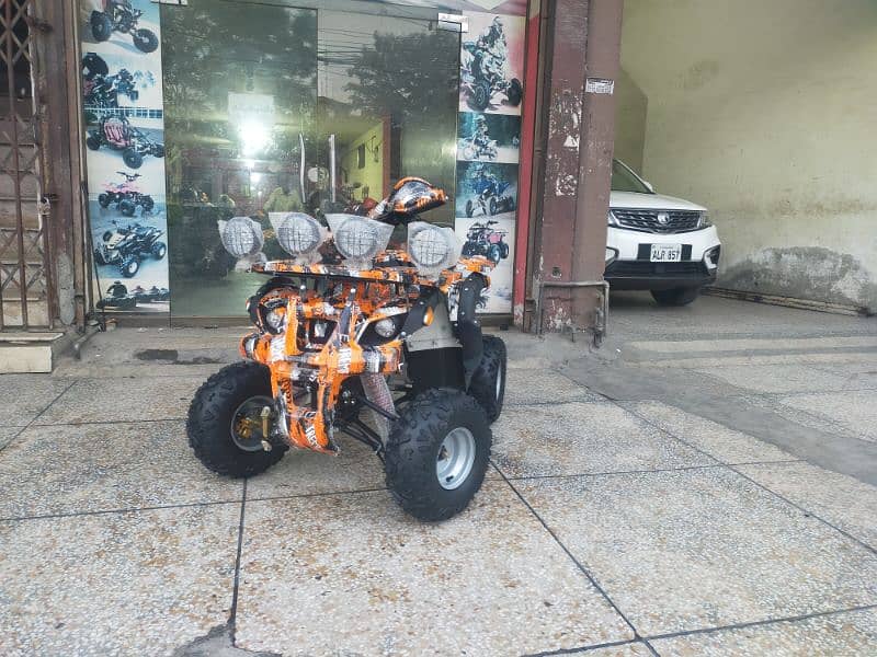 Double Disk Breaks 125cc Hunter Jeep Atv Quad Bike Delivery In All Pak 5