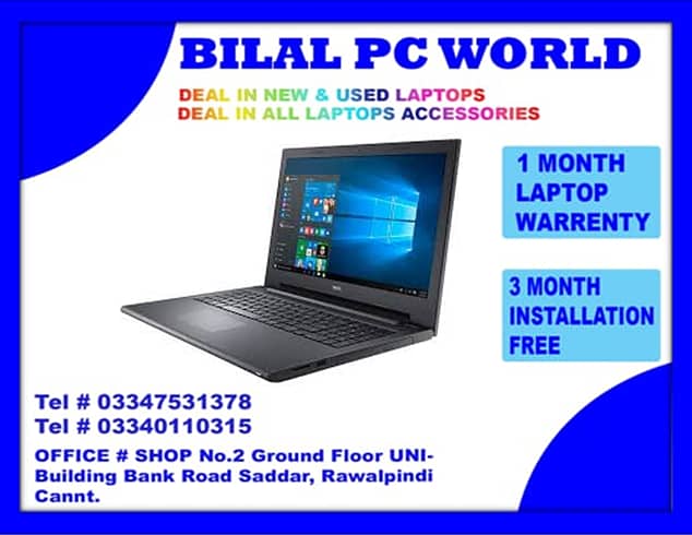 Dell Inspiron 3542 Core i3 4th Gen | Free Bag | BILAL PC WORLD 0