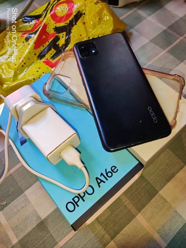 OPPO A16e With Box And Original Chargera 3