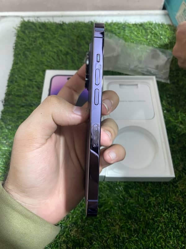 Iphone 14Pro 256gb PTA APPROVED PHYSICAL + E Sim WITH BOX 3