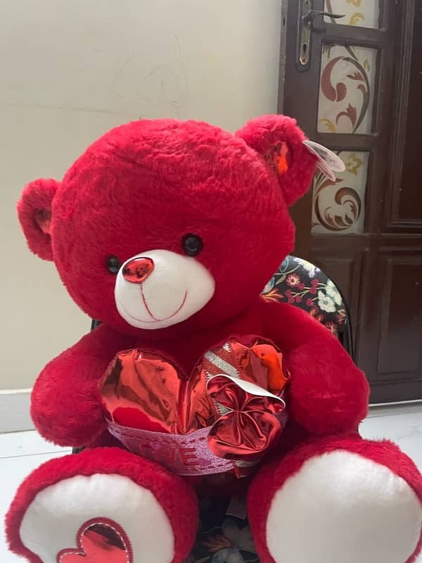 valentine special teddy bears imported bear aroun 2ft 1