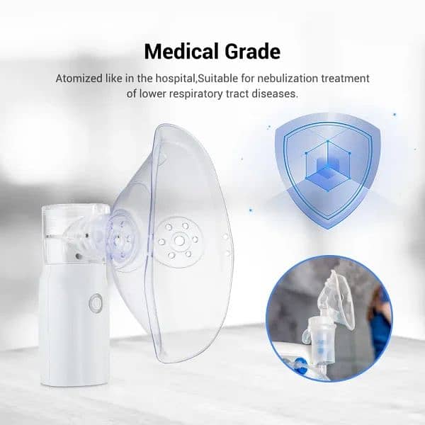 Portable Nebulizer For Asthma Rechargeable Inhaler  delivery all Pak 2