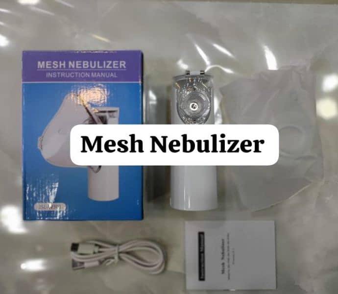 Portable Nebulizer For Asthma Rechargeable Inhaler  delivery all Pak 8