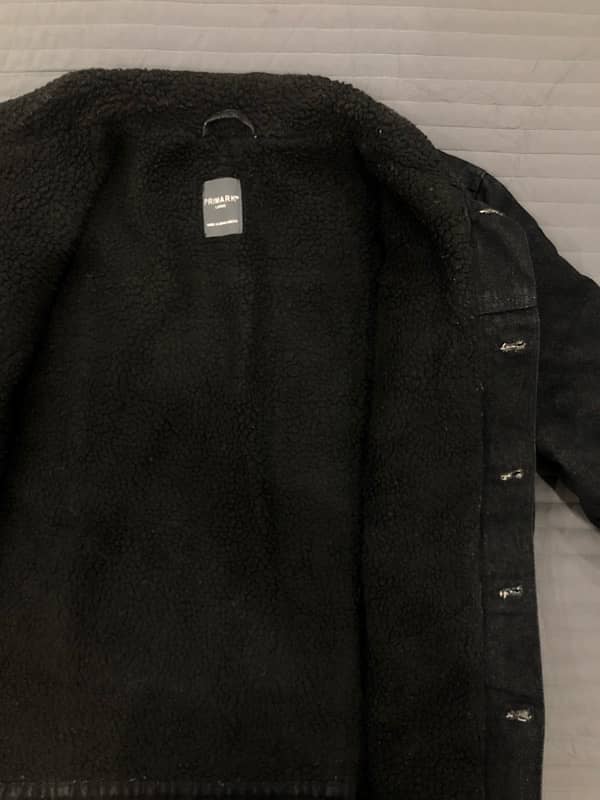 XL Primark Denim Sherpa Jacket 1