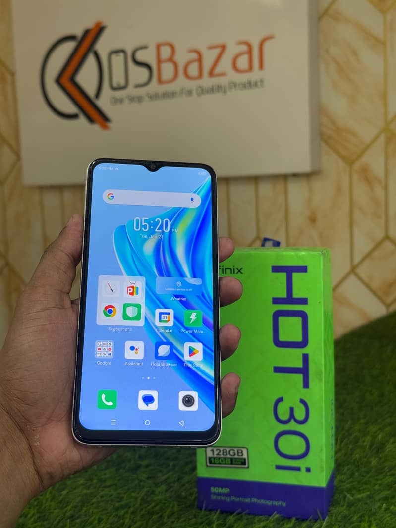 Infinix Hot 30i With Box And Charger 2