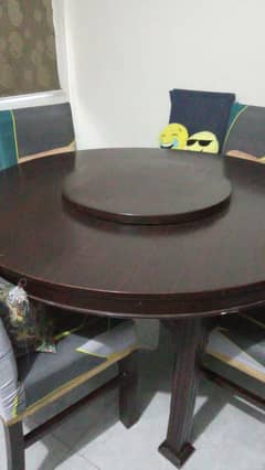 sheesham dining table with chairs