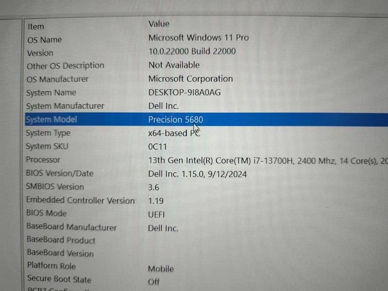 Dell precision 5680 i7 13th generation workstation 4