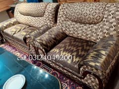 slightly used sofa set 6 seater