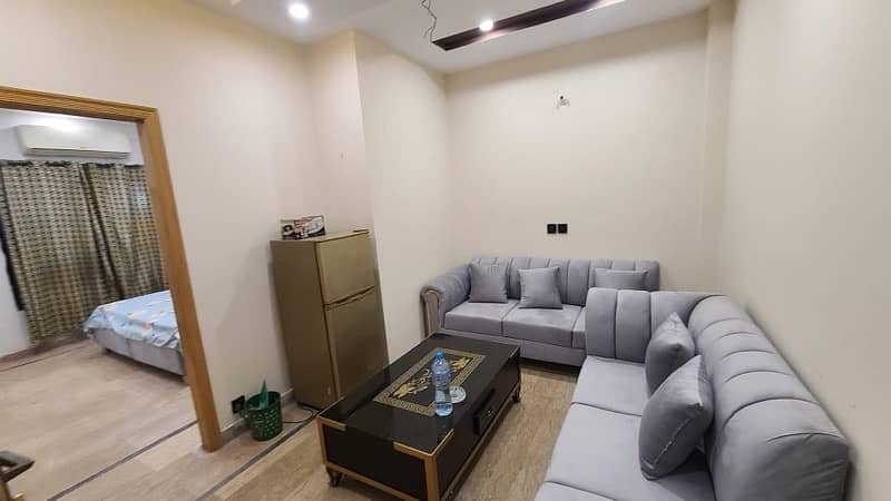 Furnished flat available for rent pak Arab society 2