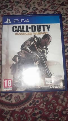 call of duty Advanced Warfare for PS4