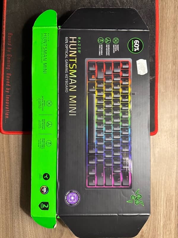 Razor Hunstman Mini optical purple switches pro gaming keyboard 2