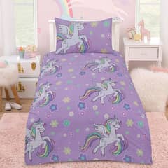 unicorn single bedsheet