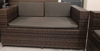 Metal Frame Sofa Set