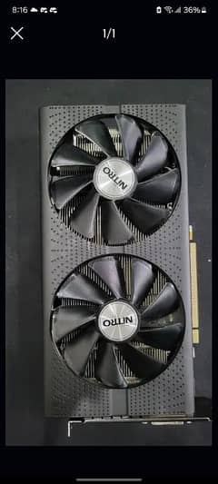 Rx 580 saphire nitro 8gb for parts