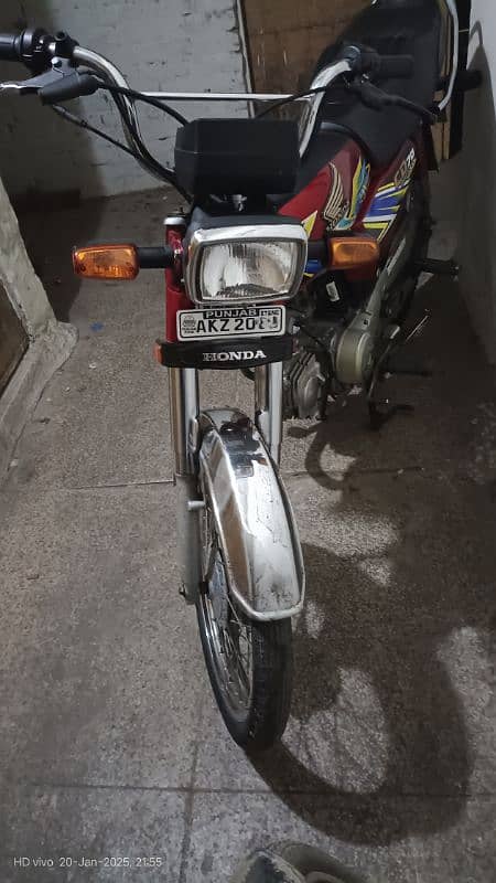 Honda cd 70 2021 22 ka nambar ha 0