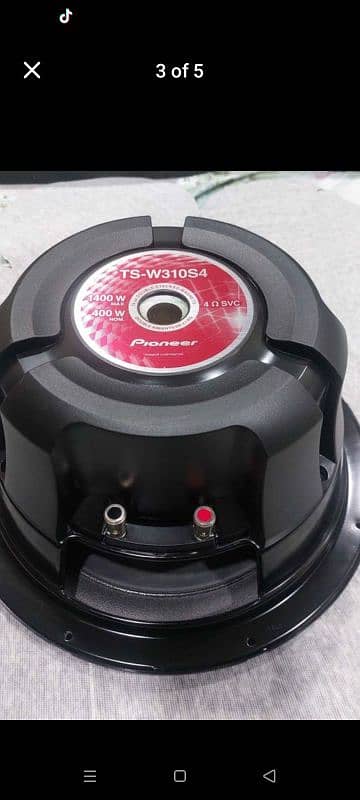 Pioneer  woofer  TS-w310 s4 3