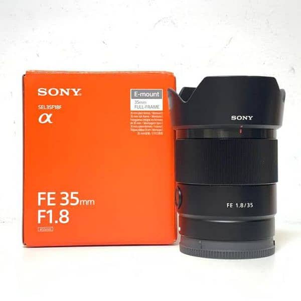 Sony 35mm f1.8 just Box Open 0