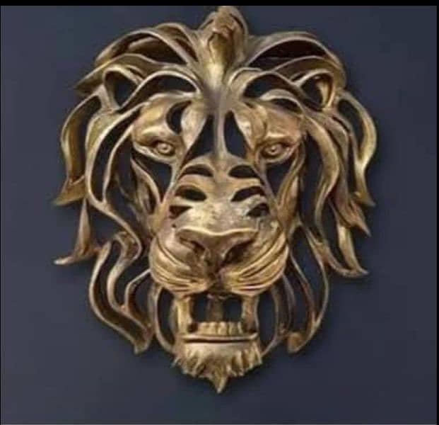 Lion Head Art Wall Decor 3D 2