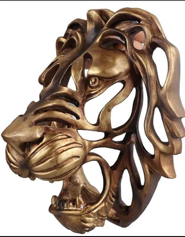 Lion Head Art Wall Decor 3D 3