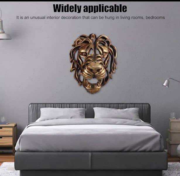 Lion Head Art Wall Decor 3D 6