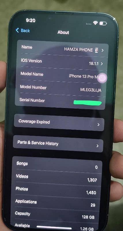 Iphone 13 Pro Max 128 GB Factory Unlock For Sale in Sialkot 6