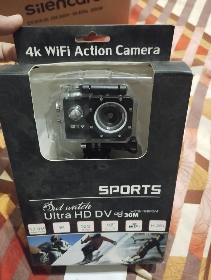 Sports Camera 4k Ultra HD Water Resistant 0